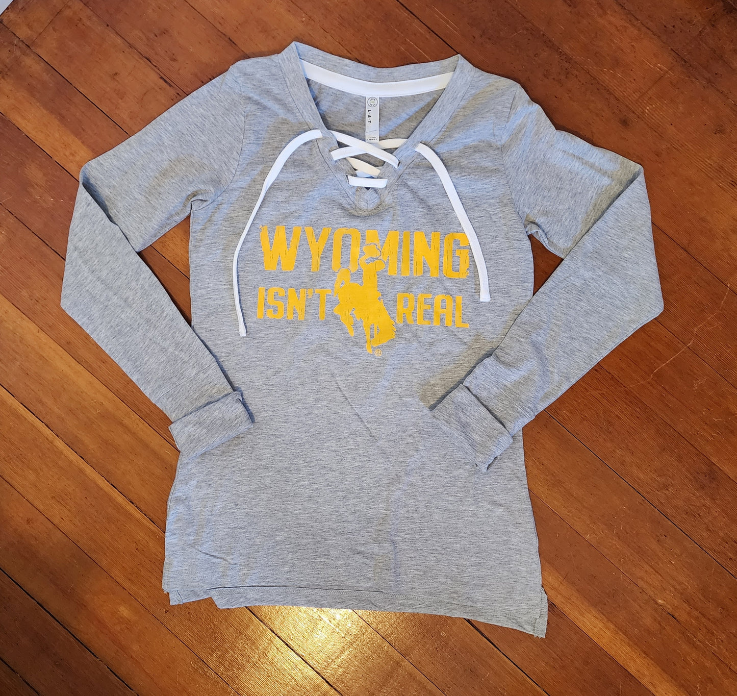 Womens Long Sleeve-Light Grey