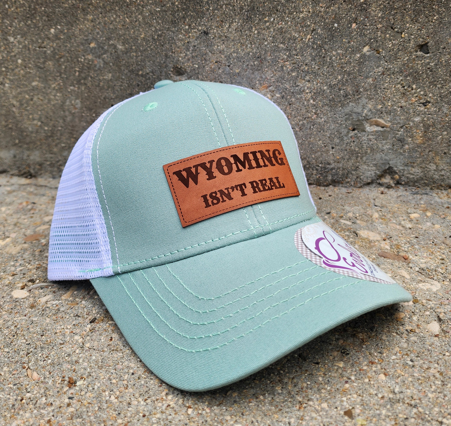 Women's trucker Hat Seafoam/White