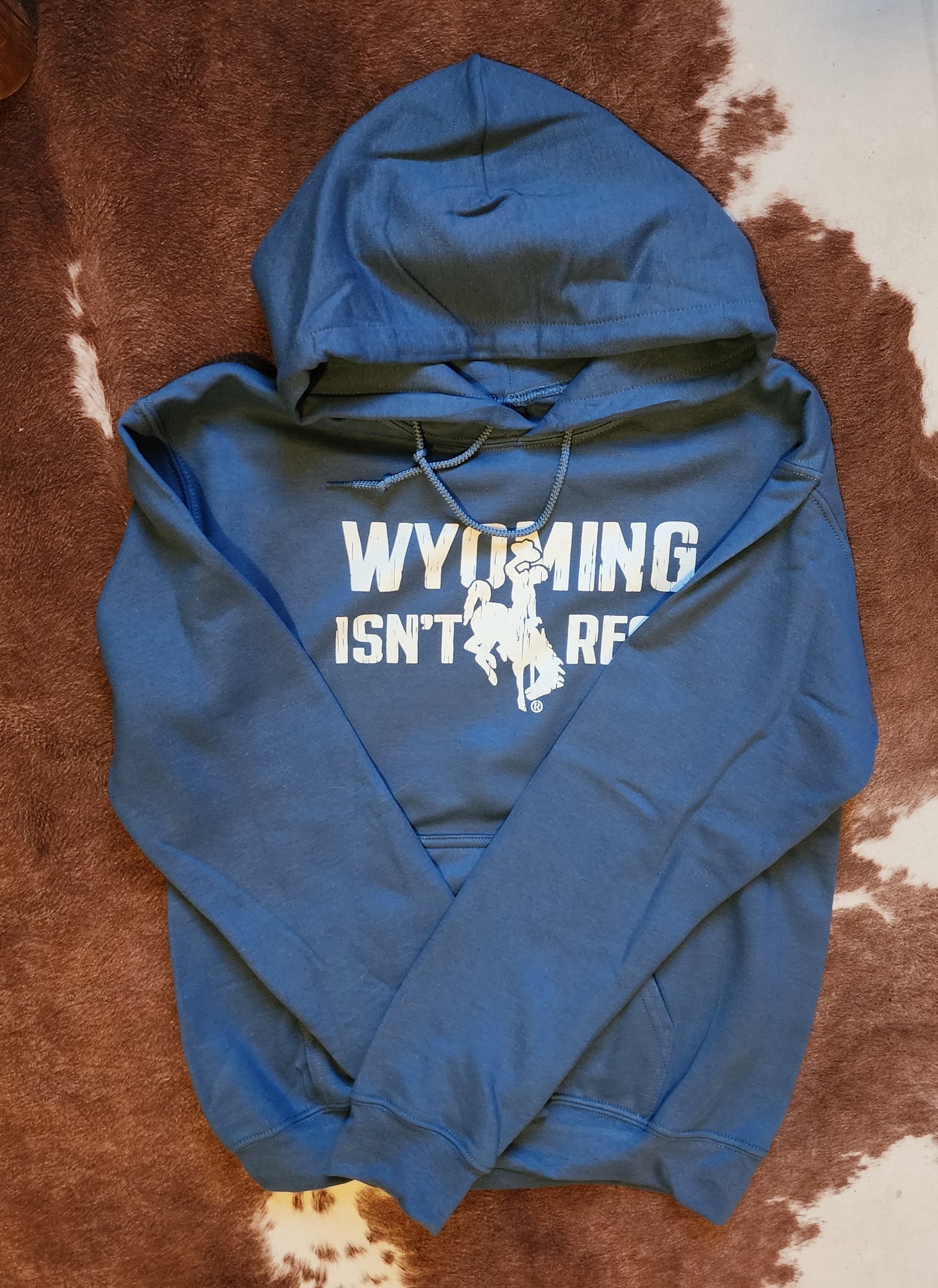 Hooded Sweatshirt-Indigo Blue