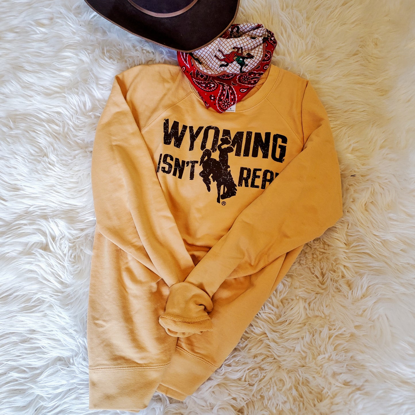 Crewneck Sweatshirt-Harvest Gold