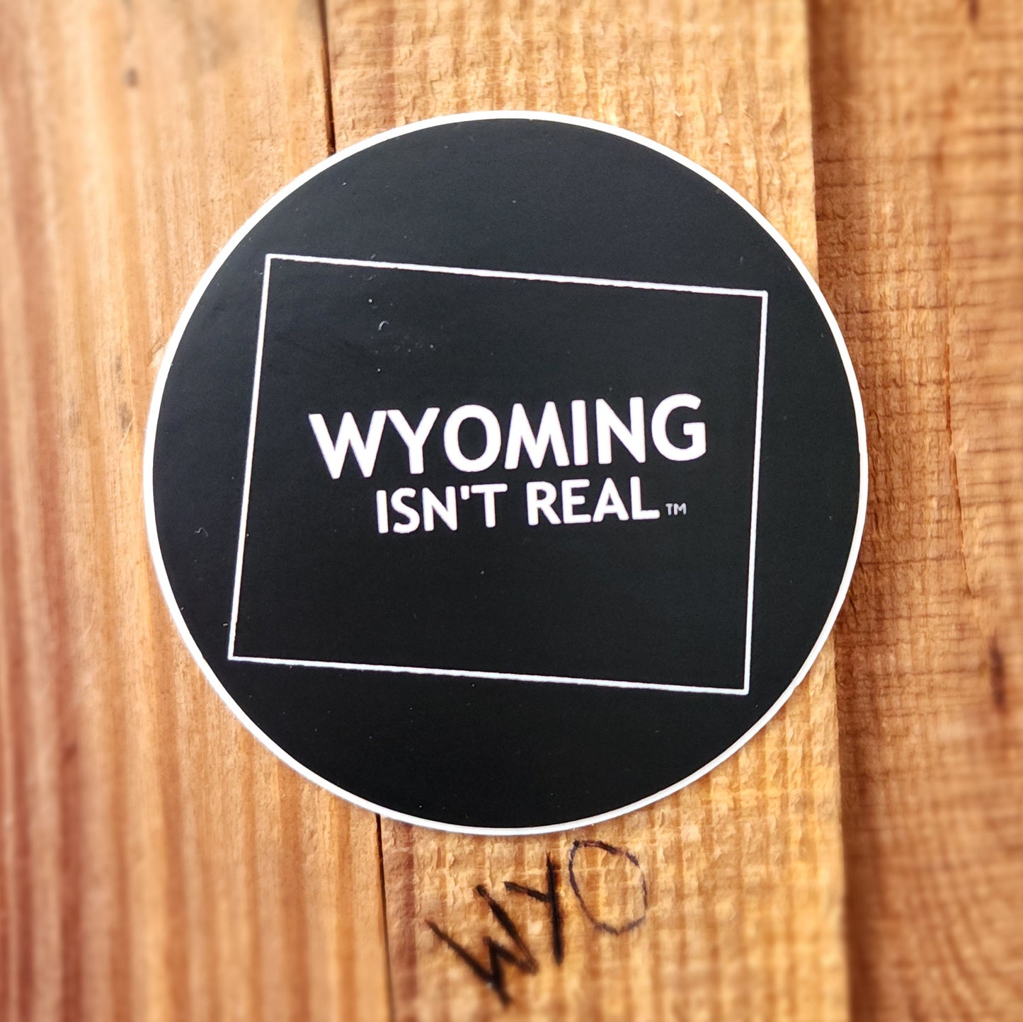 Sticker- Black Circle state