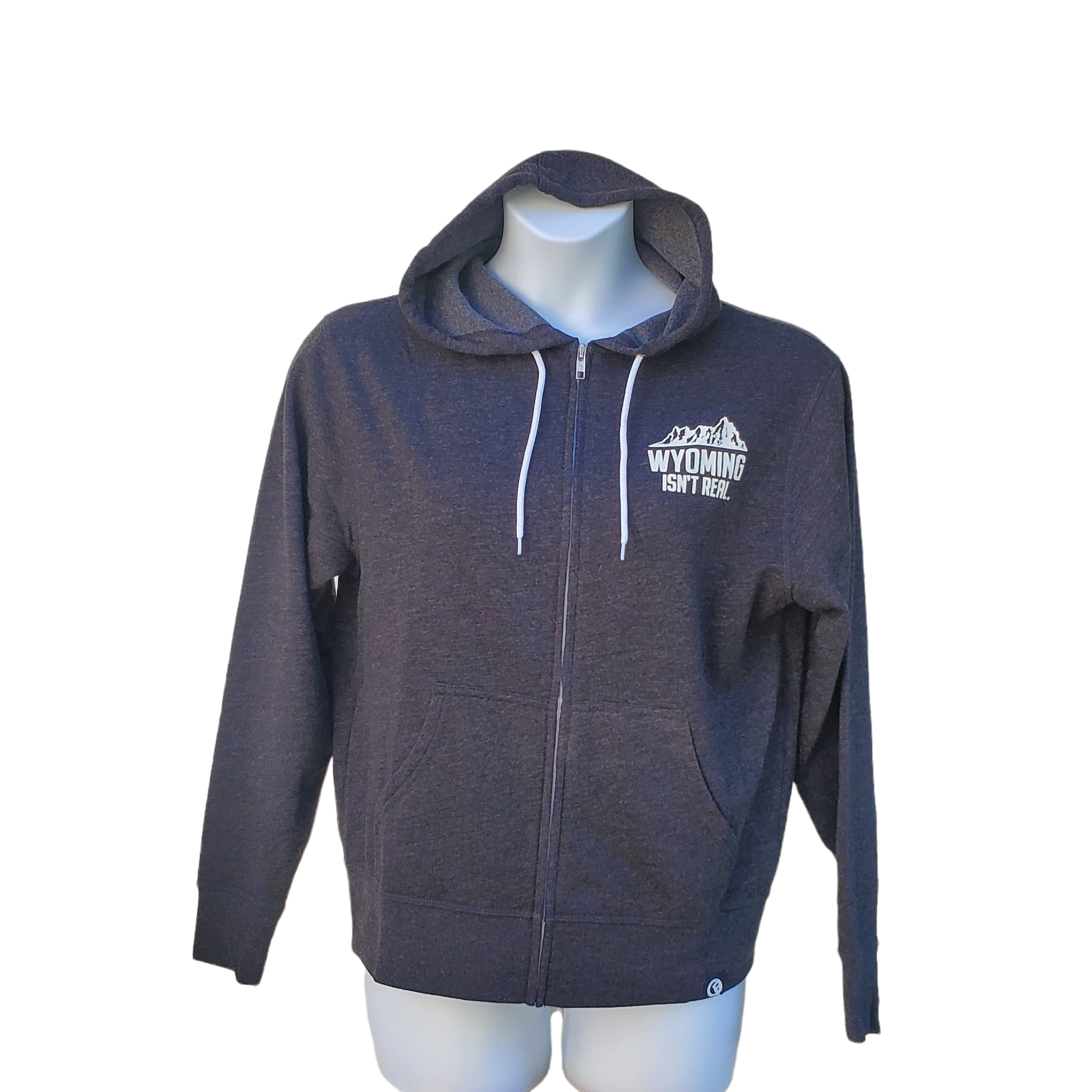 MEN'S NFL COMBINE QB1 ZIP-UP HOODIE, CHARCOAL