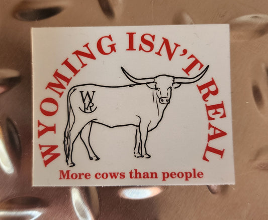 Sticker-More cows than people