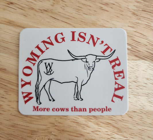Sticker-More Cows Than People
