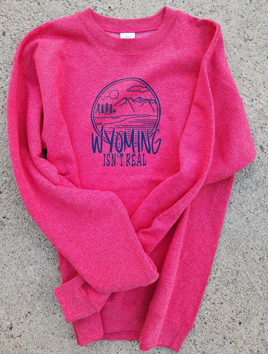 Crewneck Sweatshirt-Red