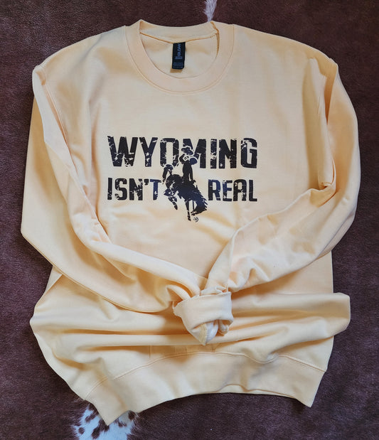 Crewneck Sweatshirt-Yellow Haze