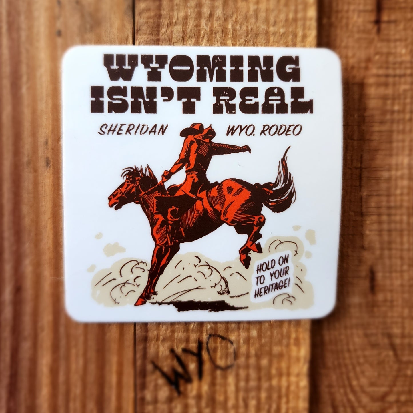 Sticker-WYO Rodeo