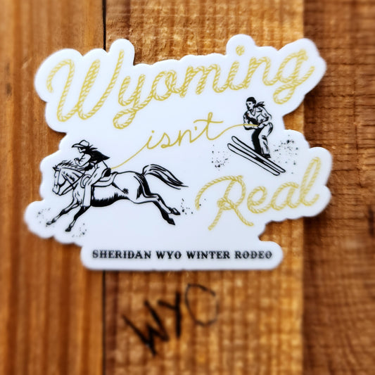 Sticker-Wyoming Winter Rodeo